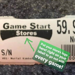 pos label with game store logo